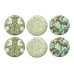 Lucky Art Sylva New Bone China Porselen 27cm 6lı Servis Tabağı